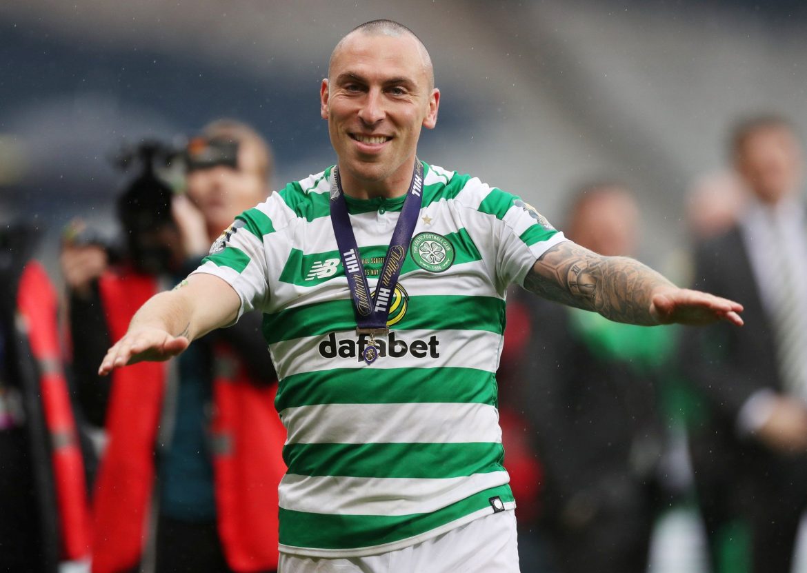 Celtic fans react as Scott Brown celebrates 9th straight title